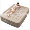 Blow up inflatable flocked airbed mattress with built in Electric pump