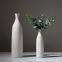 Grace Elegant Large White Hand Made Simple Ceramic Vase For Coffee Shop Living Room