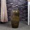 Hand Engraving Sculpture Chinese Southeast Asia Style Ceramic Vase For Bedroom Decor