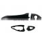 Carest Car Outer Door Handle For BMW X5 2000 2001 2002 2003 2004 2005 2006 ABS+Metal Front Left Side Bright Black #51218257737