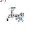 chrome plated double handle washing machine hose bib tap
