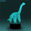 Factory Best Sellers Dinosaur 3D Night Light APP Control for Boys