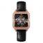 Luxury Brand SKMEI 1768 Leather Quartz Watch Ladies Dress Diamond Wristwatch Casual Women Bracelet Watch