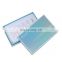 A4 size adhesive gradient aurora empty lotion cream airless spray pump bottle paper packaging box