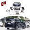CH Hot Selling Wide Front Grille Side Stepping Ducktail Spoiler Led Light Full Kits For Toyota Vellfire 2015-2018 to 2019-2020