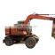 Used hitachi ex60 wheel mini excavator , Original Japan hitachi digger , hitachi ex60 ex100 ex120 ex200