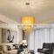 Chinese factory modern luxury crystal chandelier Gold chandelier interior lighting design custom service ceiling chandelier