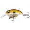 JOHNCOO Floating 7.1g Hard Body Crank Bait Diving Depth 1.3m Hard Lures Set Crank Bait