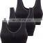 Black women high quality sexy yoga bra and sleeping bra