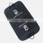 2016 high quality handle foldable leather garment bag suit bag
