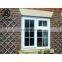 European style upvc pvc vinyl double glazed casement window for home