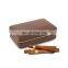Custom PU genuine leather humidor bag travel case bag humidor cigar box cigar set