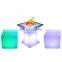 illuminated led cube seat led cube lighting up chair led light chair sillas para bar stool furniture