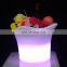 Custom High Quality LED Champagne Ice KTV/ Nightclub Party rechargeable luxury flashing wine plastic Glowing LED ice bucket