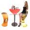 Patio Furniture /High Top Wireless Party LED Furniture Set And Bar Lighting Furniture Led Tall Bar Table And Chairs