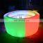 light up bar stools illuminated portable PE plastic furniture led lighted bar counter table
