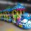 Ocean trackless train Factory outlet road on trackless tourist train for sale