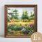 100% Hand-painted flower oil painting wall art abstract wall decoration