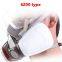 Half face type gas and dust mask
