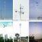 Heavy duty telescoping telecommunication antenna tower mast in shelter and mobile shelter antenna tower
