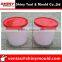 2 cavity hot runner 1 gallon pail mould