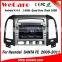 Wecaro WC-HS7024 Android 4.4.4 car multimedia system in dash for hyundai santa fe dvd gps android bluetooth 2006-2011