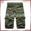 Belt military camo men short pants