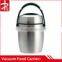 Double Layer Stainless Steel Lunch Box With Red/Black Handle,Electric Lunch Box