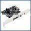 PCIE to SATA eSATA card 2 Port PCI Express (PCIe) SATA III 6.0 Gbps Host controller Adapter