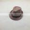2016 Newest Fashion Classic Rivet Ribbon Red Wool Trilby Fedora Jaz Caps