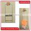 Stainless steel adhesive corner shelf