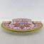 2016 trend wedding wholesale melamine golden print 10" dinner plate