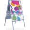 Open Snap Front Loading Professional Poster Stand Double side A frame