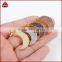 New sparkly druzy crescent moon pendants gold plated double loops druzy agate half moon pendants