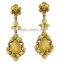 14k Natural Rose Cut Diamond Earrings Jewelry, Fashionable Diamond Gold Silver Earrings, Designer Earrings Jewelry