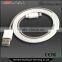 2017 new arrival usb cable high quality aluminum alloy spring protected net surface mfi usb data cable