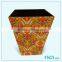 Latest Flower Pot for Handmade Plant, Square Light with Metal Corner