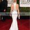 DHL free shipping Kate Hudson White Mermaid Beaded 2015 72nd Golden Globe Awards Evening Gowns Hot Red Carpet Dress TPD334