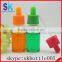 30ml clear pet bottle 30ml eliquid dropper bottle with child proof cap