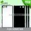 Hard plastic sublimation pc case for Sony M5 with metail insert customized blank phone case