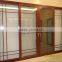 Solid Sliding Door And Forsted Carved PVC Door