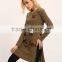 wholesale clothing manufacturers 2016 fall winter long knit sides split pullover latest design ladies sweater                        
                                                Quality Choice