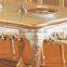 luxury furniture gold - solid wood Handwork Grinding classic dining table