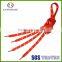 colorful personalized elastic silicone v-tie shoelaces charm