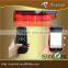 IR remote controller or bluetooth App. flexible recargeable programmable moving message Red LED watch band