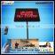 New! 10"x15" inch Digital Placard P5-24x72 with printed logo 1/2/ 3 lines message LED placard sign display /Paging Board