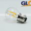 alibaba china E27 8W led battery powered filament bulb globe light