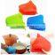 GL-006 lovely animal silicone professional oven mitts