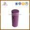 New round design cosmetics carring case leather cosmetic box