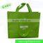 Green Non Woven Foldable Tote Bag with Picture Pockets